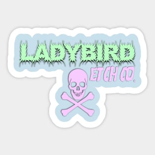 Ladybird Etch Co. Logo Sticker